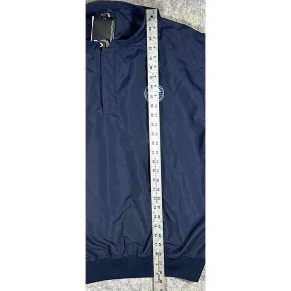 Zero Restriction Lightweight Windshirt Men’s M Golf Blue 1/4 Snap Jacket READ - Picture 13 of 13